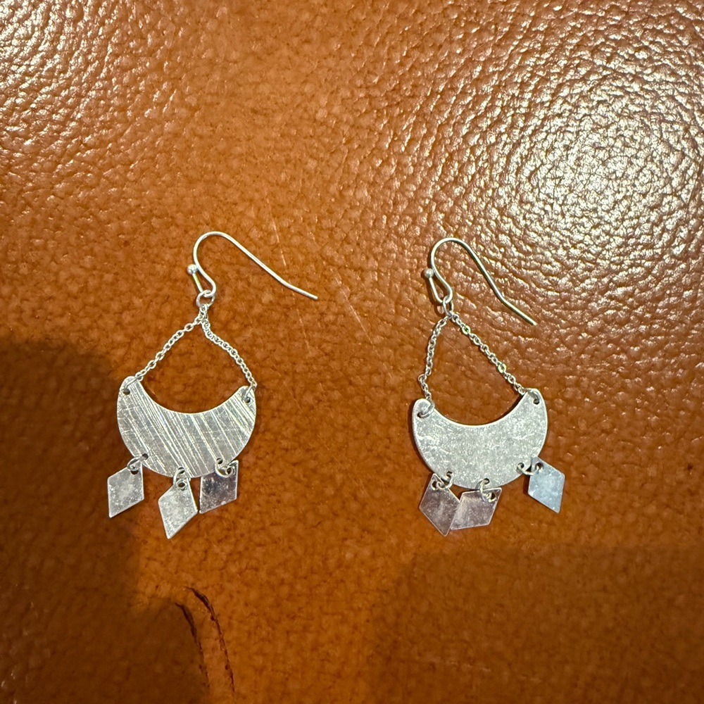 Elegant Silver Dangle Earrings
